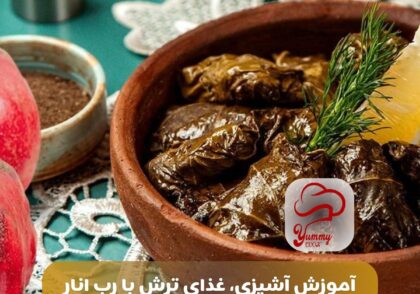 طرز تهیه غذای ترش ایرانی با رب انار - یامی کوک